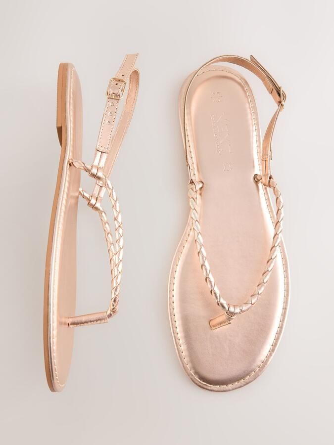 Next Teenslipper 'Forever Comfort' lichtbruin rose-goud - Foto 5