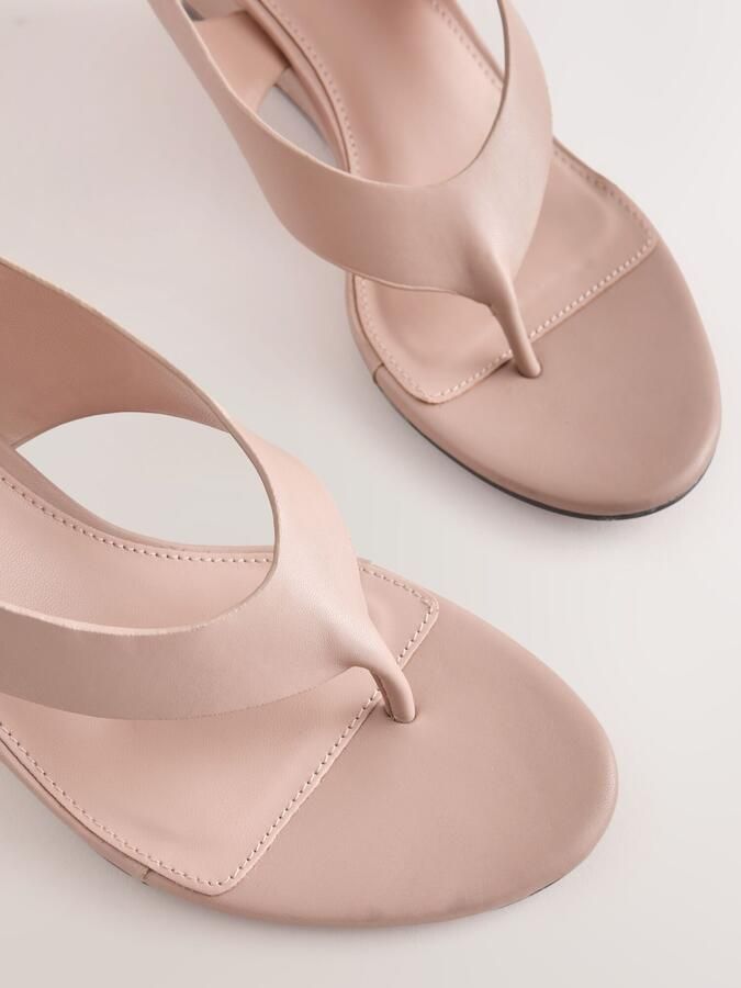 Next Dames Forever Comfort sleehakken met hielbandje en neuskap Huidkleur - Foto 3