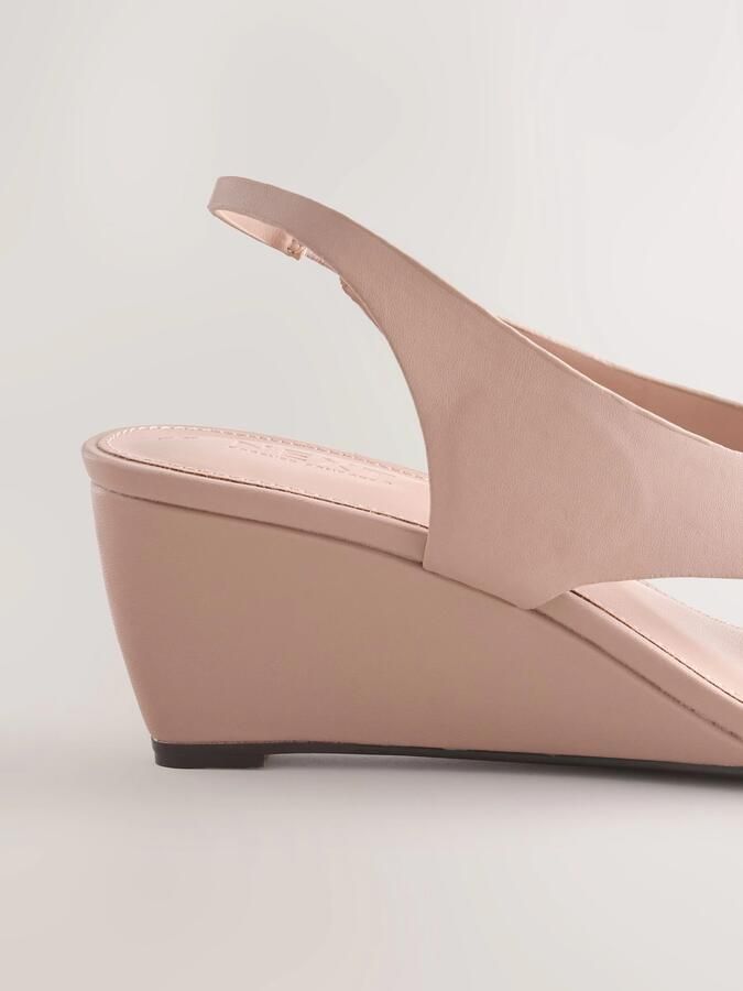 Next Dames Forever Comfort sleehakken met hielbandje en neuskap Huidkleur - Foto 4