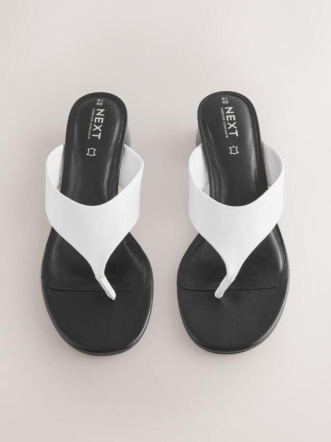 Next Teenslipper 'Forever Comfort' wit - Foto 3
