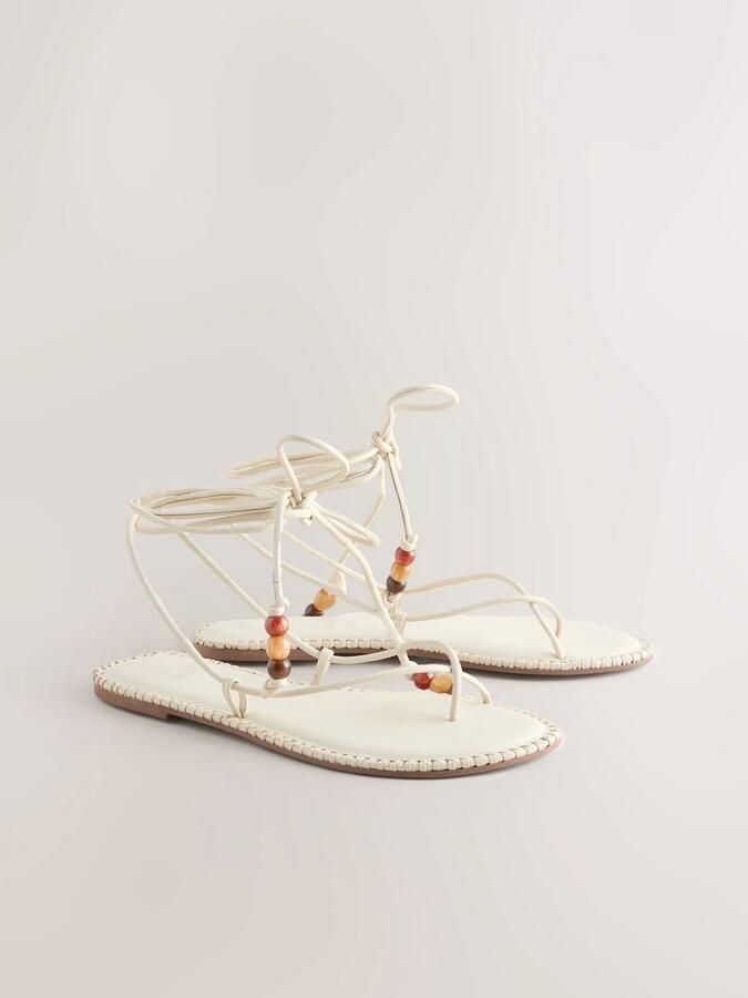 Next Teenslipper 'Forever Comfort' wit - Foto 5