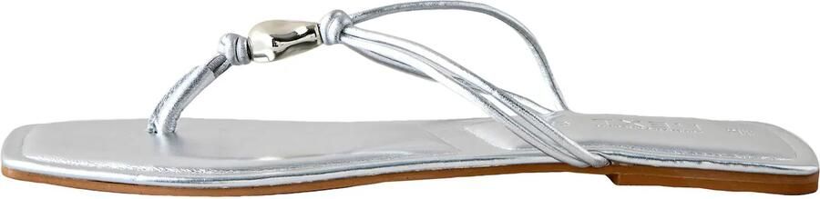Next Teenslipper 'Forever Comfort' zilver