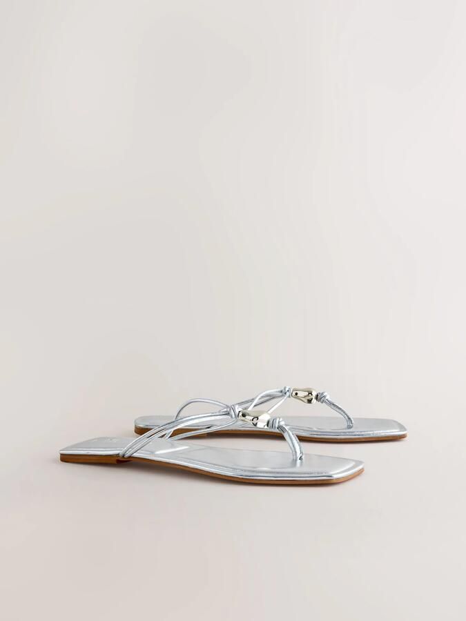 Next Teenslipper 'Forever Comfort' zilver - Foto 4