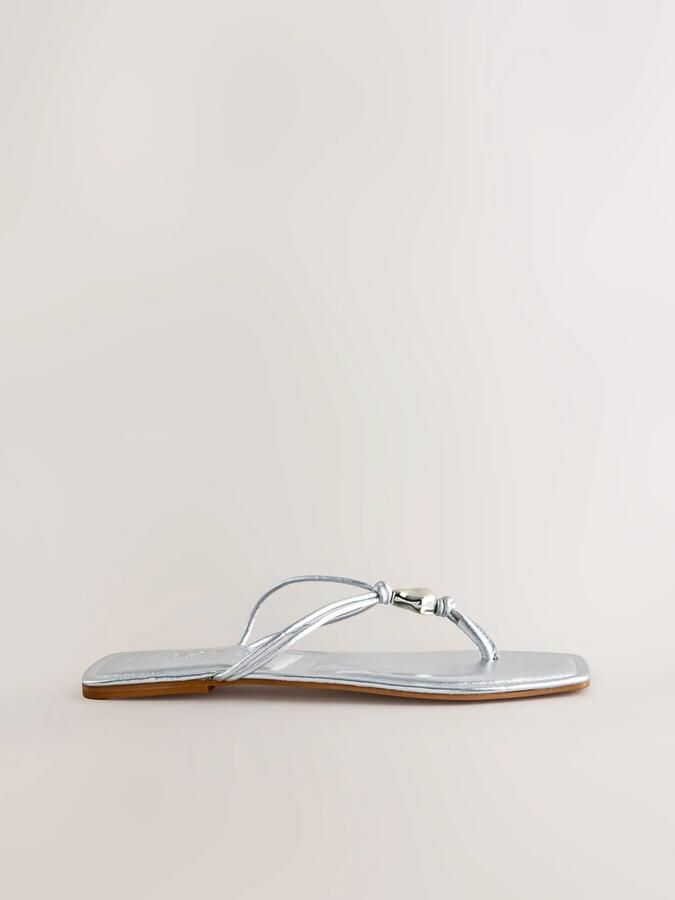 Next Teenslipper 'Forever Comfort' zilver - Foto 5