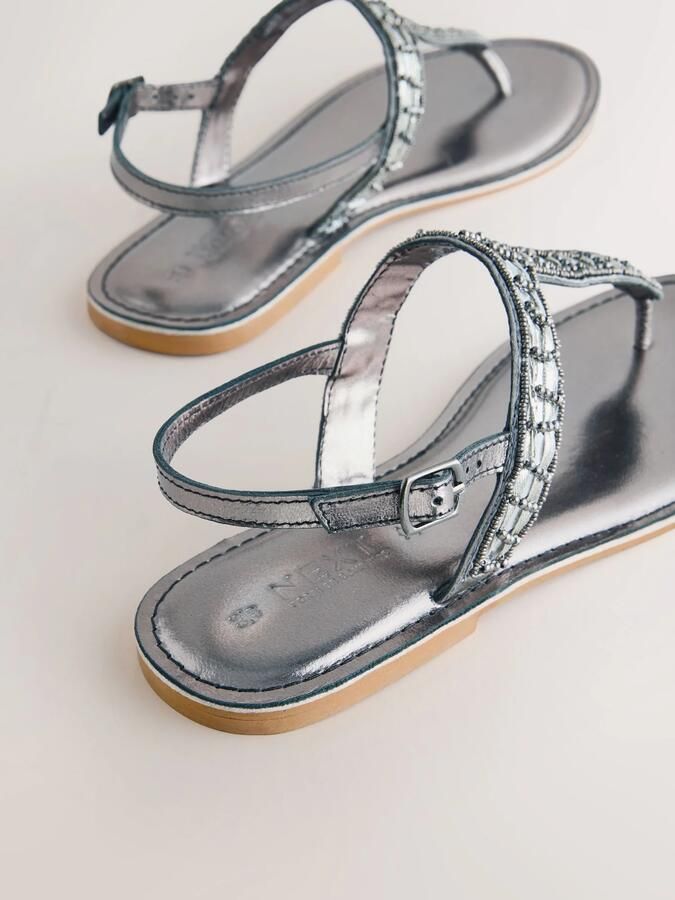 Next Teenslipper 'Forever Comfort' zilvergrijs - Foto 4