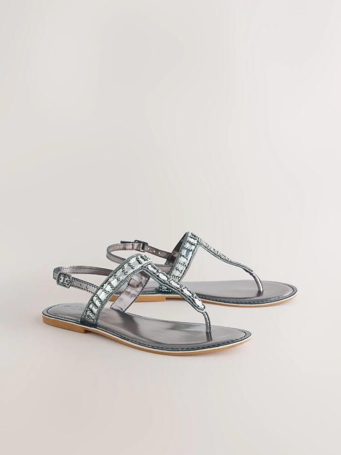 Next Teenslipper 'Forever Comfort' zilvergrijs - Foto 6