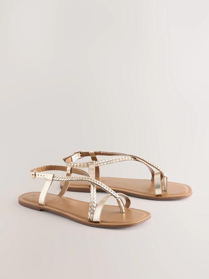 Next Teenslipper goud - Foto 6