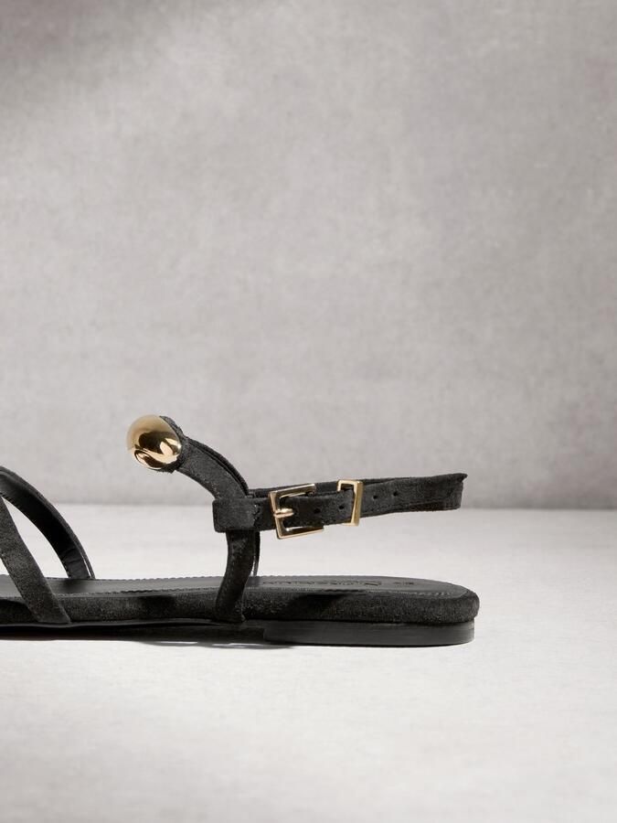 Next Teenslipper goud zwart - Foto 5
