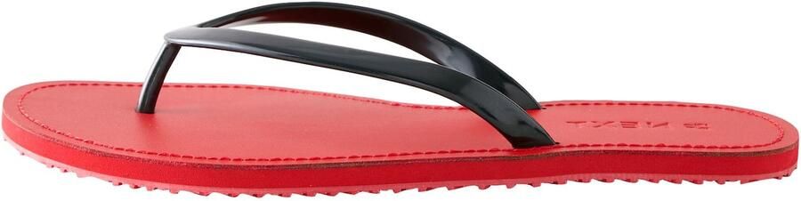 Next Teenslipper 'Jelly' rood zwart