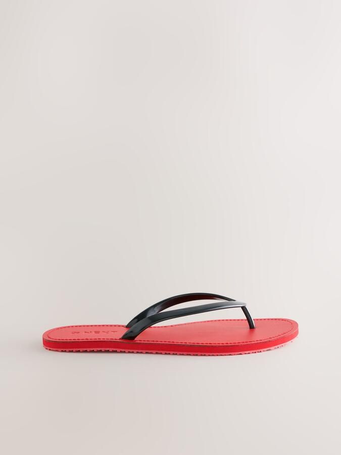 Next Teenslipper 'Jelly' rood zwart - Foto 3