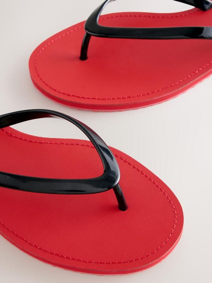 Next Teenslipper 'Jelly' rood zwart - Foto 4