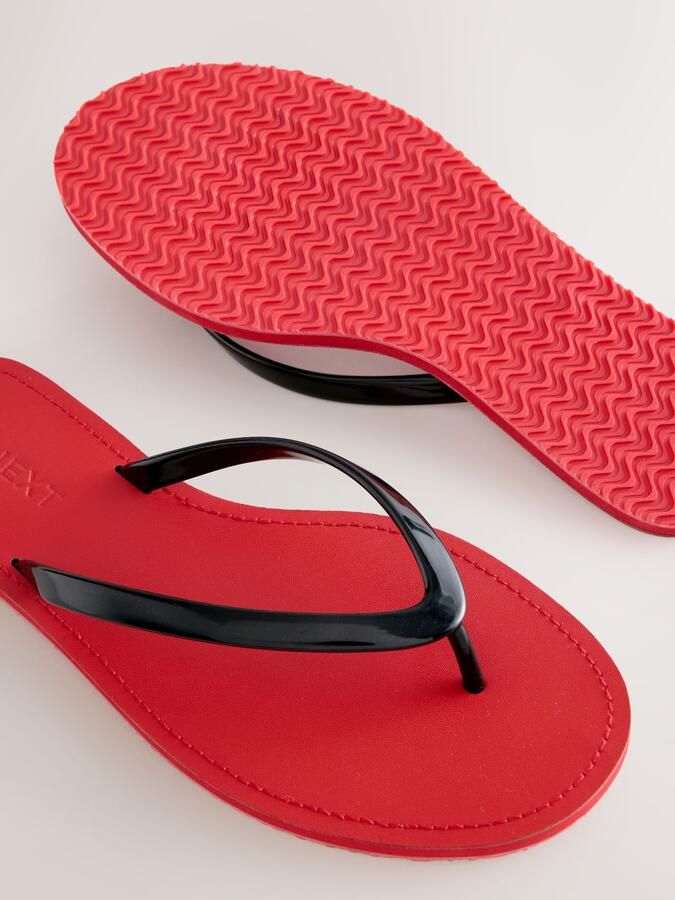 Next Teenslipper 'Jelly' rood zwart - Foto 5