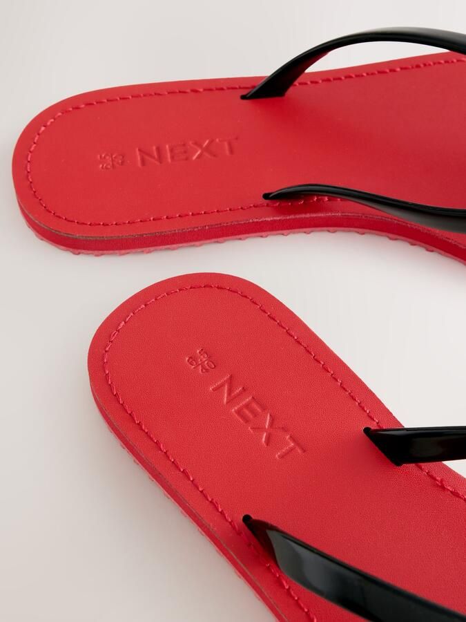 Next Teenslipper 'Jelly' rood zwart - Foto 6