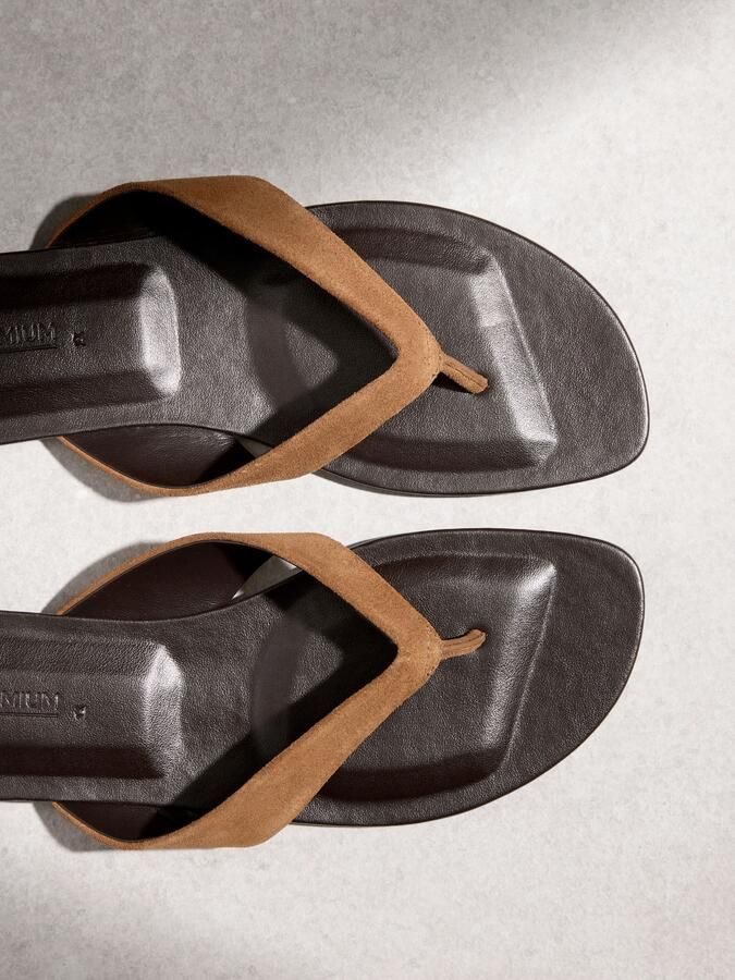 Next Teenslipper 'N- Premium' karamel - Foto 4