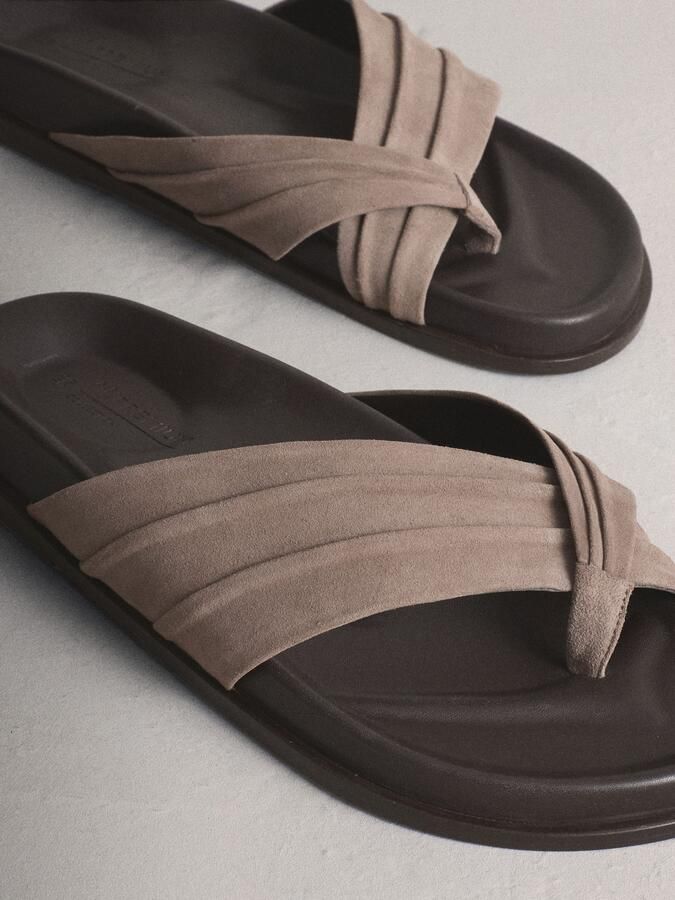 Next Teenslipper 'N. Premium' taupe - Foto 4