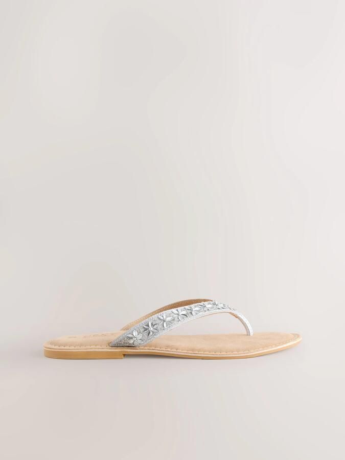 Next Teenslipper 'Forever Comfort ' zilver - Foto 4