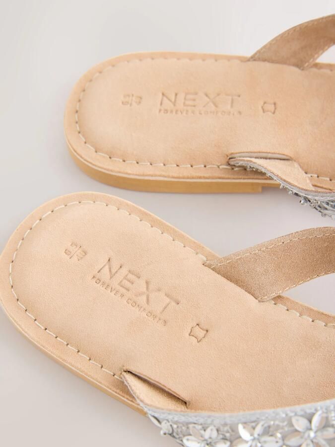 Next Teenslipper 'Forever Comfort ' zilver - Foto 2