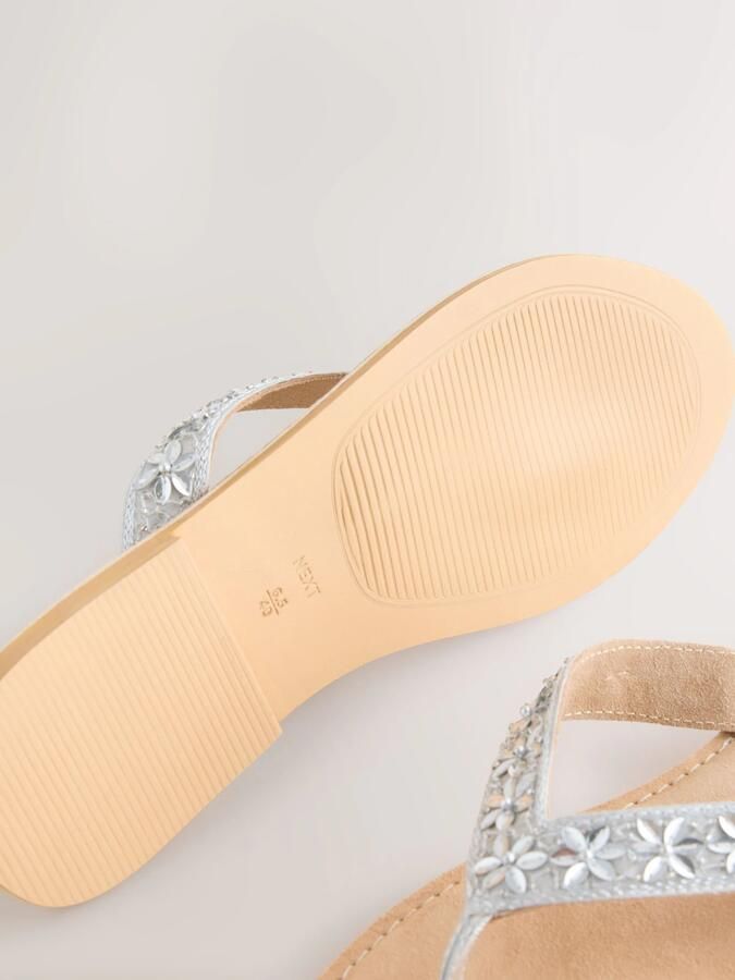 Next Teenslipper 'Forever Comfort ' zilver - Foto 6