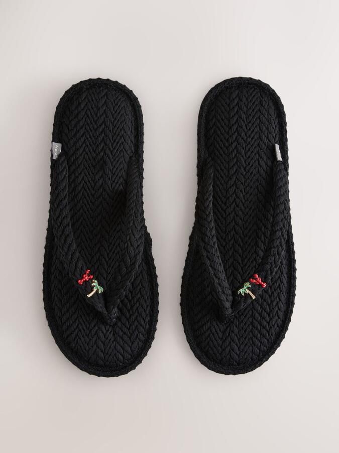 Next Teenslipper zwart - Foto 4