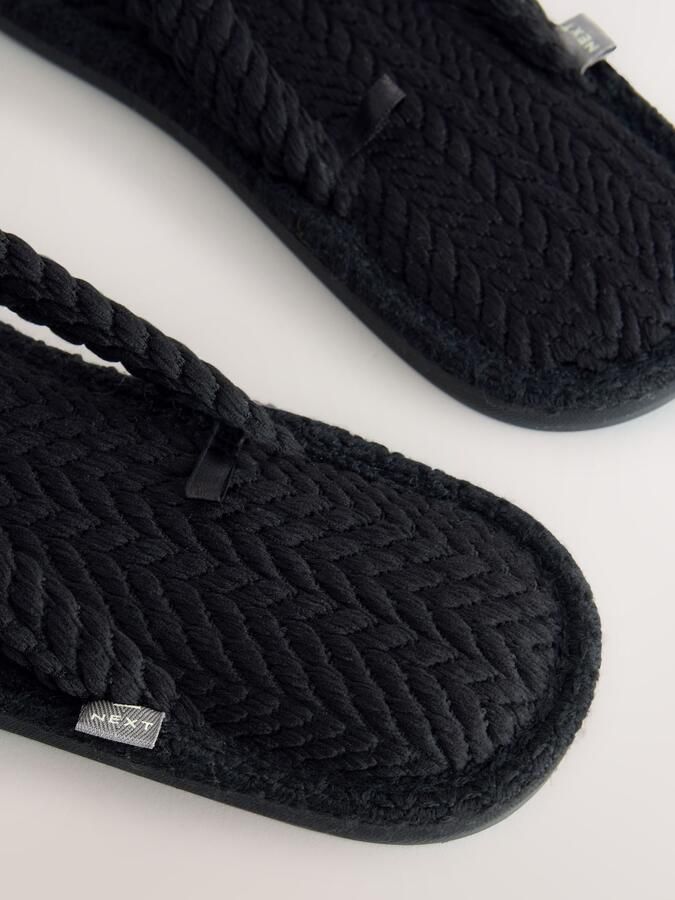 Dames Instappers Slippers Zwart - Foto 2