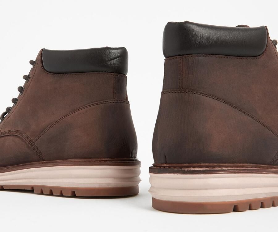 Next Heren Leren hoge schoenen Bruin - Foto 5