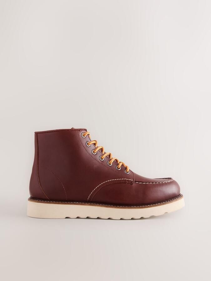 Next Heren Nette leren laarzen Bruin - Foto 2