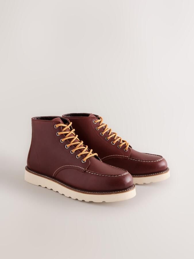 Next Heren Nette leren laarzen Bruin - Foto 6