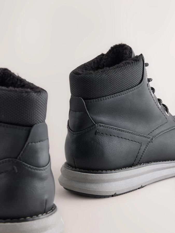 Next Heren Casual laarzen met borgvoering Zwart - Foto 3