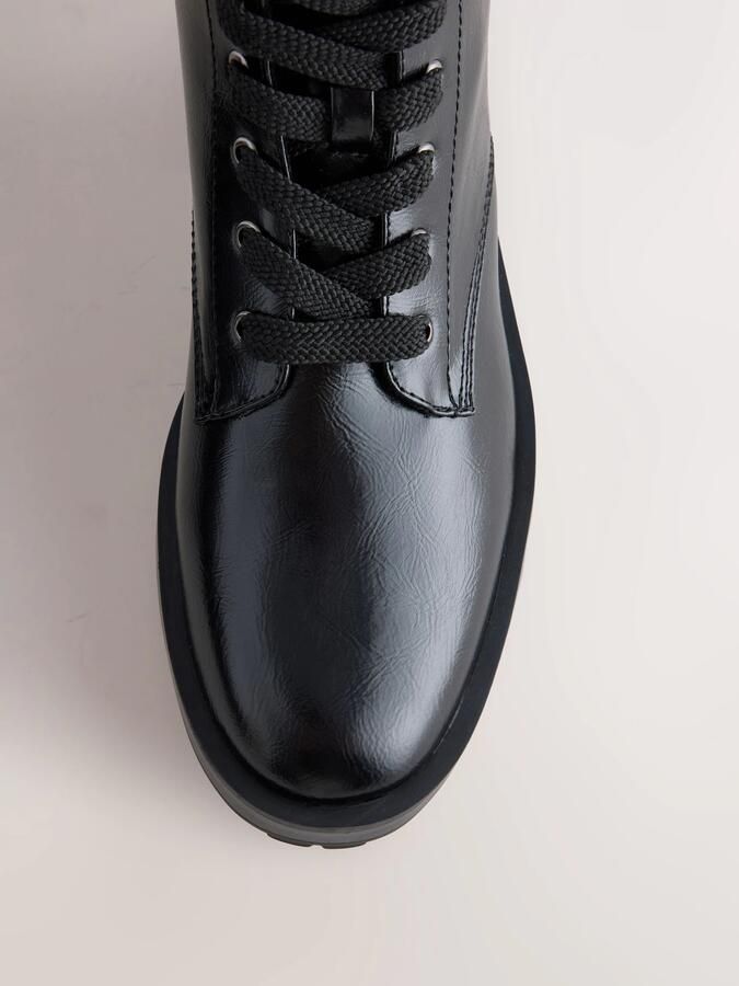 Next Dames Forever Comfort casual veterlaarzen met profielzool Zwart - Foto 4