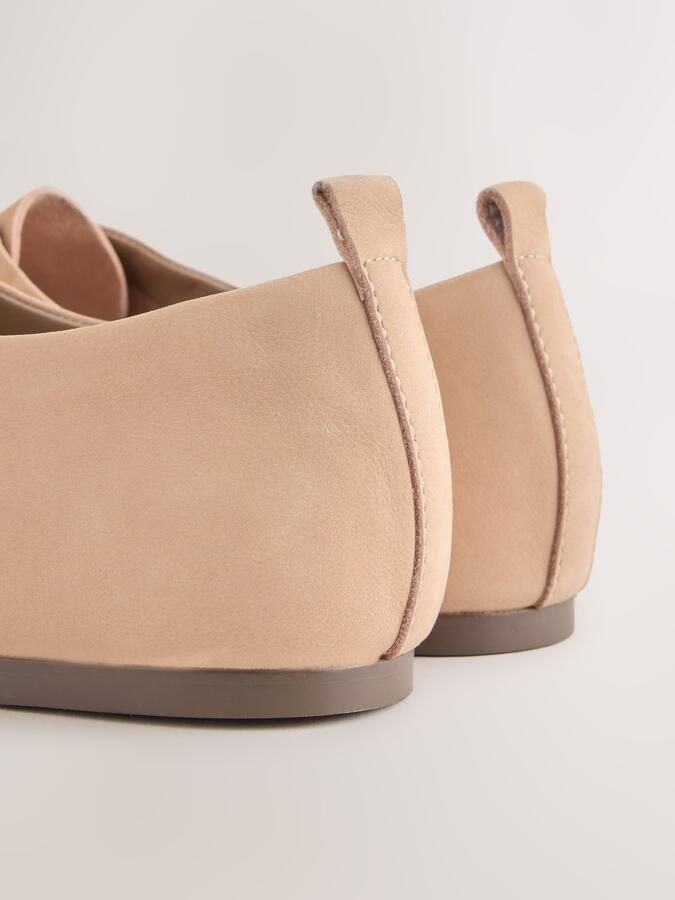Next Dames Forever Comfort leren jazz-schoenen met veters Huidkleur - Foto 3