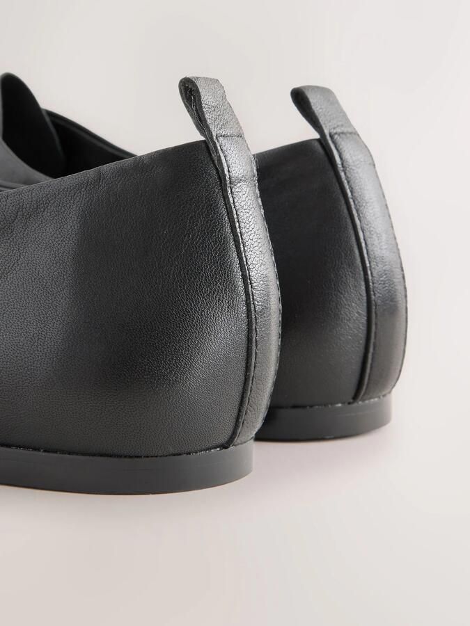 Next Dames Forever Comfort leren jazz-schoenen met veters Zwart - Foto 4