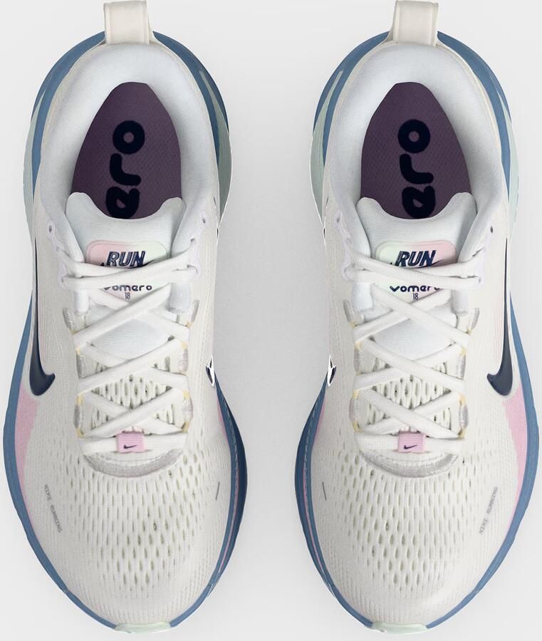 Nike Hardloopschoenen voor dames (straat) Vomero 18 Wit- Dames Wit - Foto 4