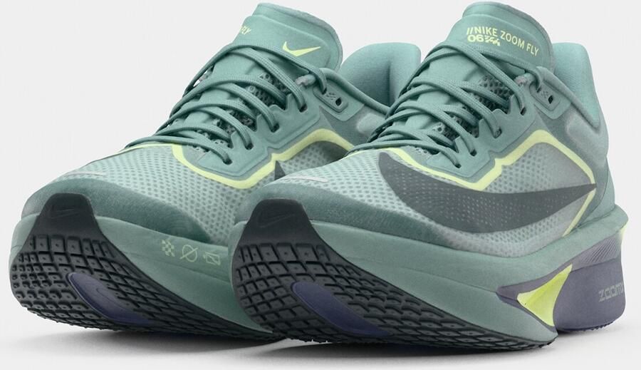 NIKE Loopschoen 'Zoom Fly 6' geel groen pastelgroen - Foto 5