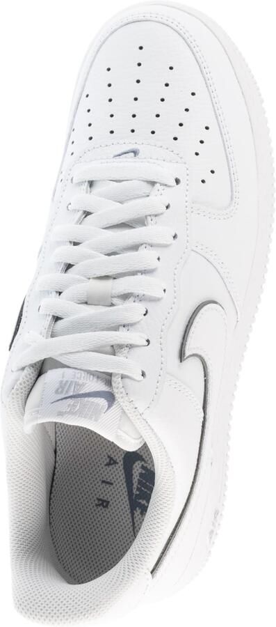 Nike Air Force 1 '07 LV8 Wit Metallic Silver Wolf Grey Wit Grijs Air Force 1 Lifestyle Heren Sneakers voor Mannen - Foto 6