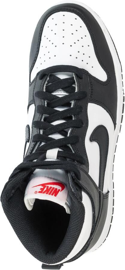 Nike Dunk High Retro Panda White Black-University Red DD1399 105 zwart wit hoge sneakers unisex - Foto 12