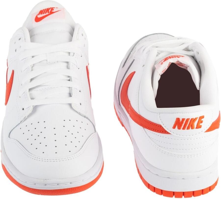 Nike Dunk Low Retro ''Picante Red'' Sneakers Unisex Wit Rood - Foto 3