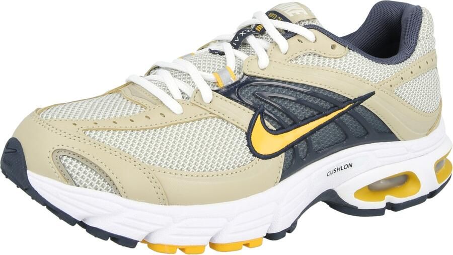 NIKE Sportieve veterschoen 'AIR MAX MOTO 2K' marine geel taupe lichtgrijs