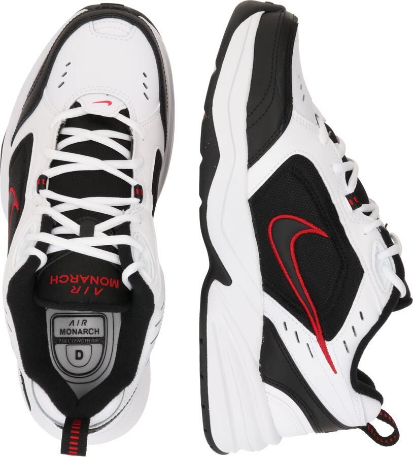 Nike Air Monarch IV Heren Trainers Wit Lederen Bovenwerk Perfect voor Training Schuimzool Comfort Verfijnd Vetersluiting Design - Foto 11