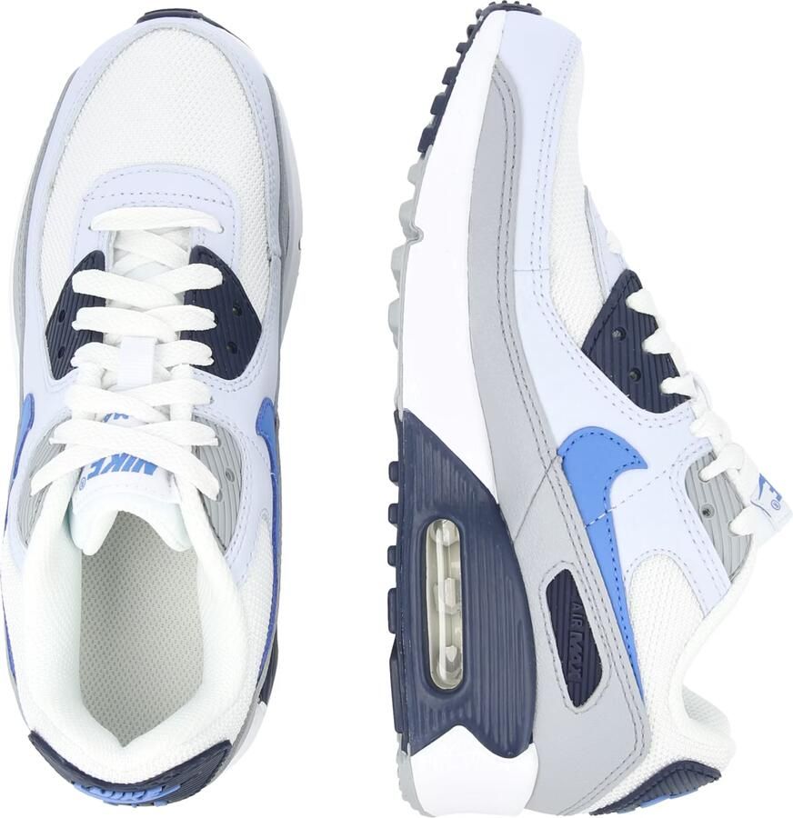 Nike Sportswear Sneakers 'Air Max 90' navy kobaltblauw lichtblauw wit - Foto 4