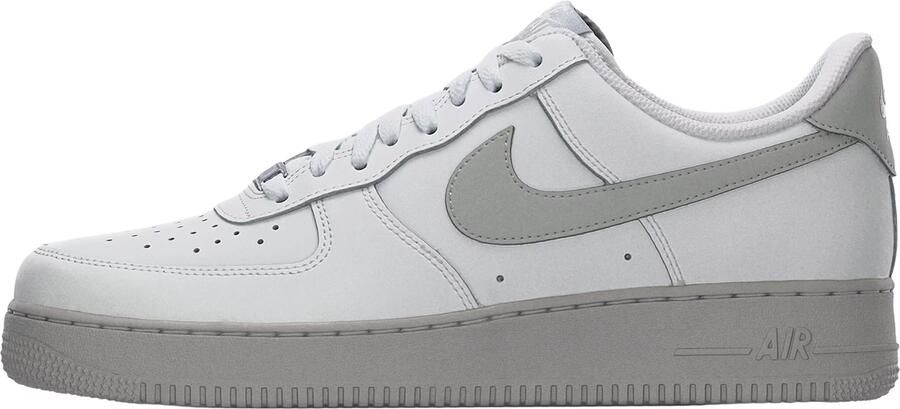 Nike Air Force 1 '07 Sneakers Summit White Strata Grey Wit Grijs Air Force Lifestyle - Foto 2