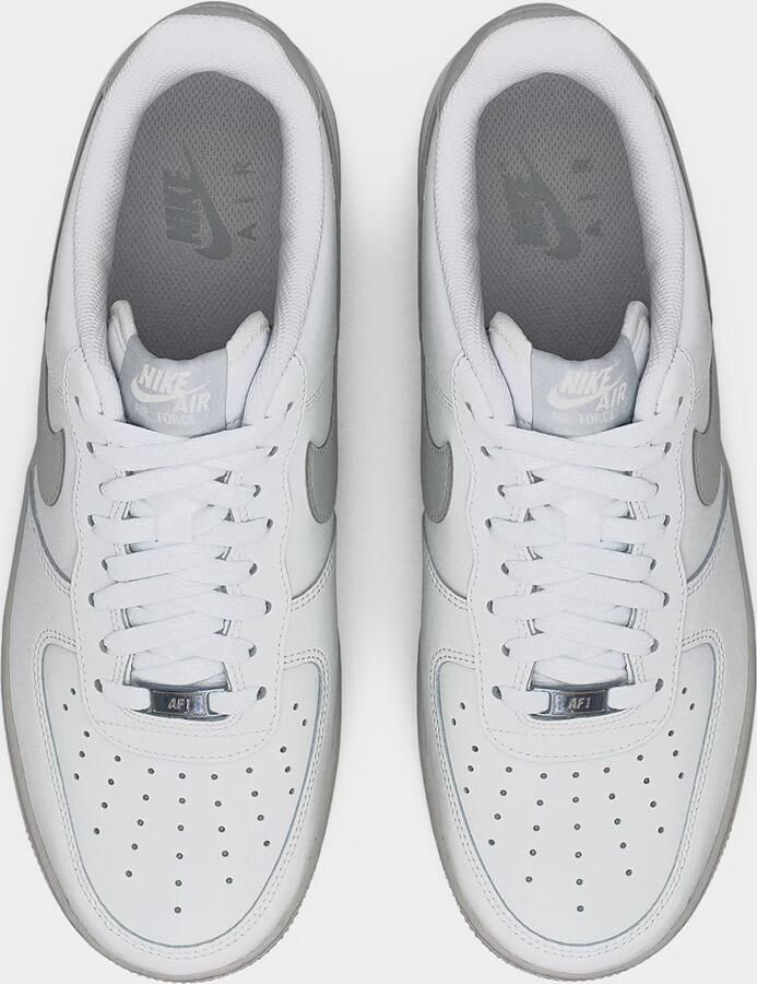 Nike Air Force 1 '07 Sneakers Summit White Strata Grey Wit Grijs Air Force Lifestyle - Foto 3
