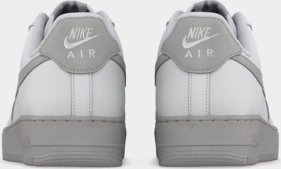 Nike Air Force 1 '07 Sneakers Summit White Strata Grey Wit Grijs Air Force Lifestyle - Foto 5