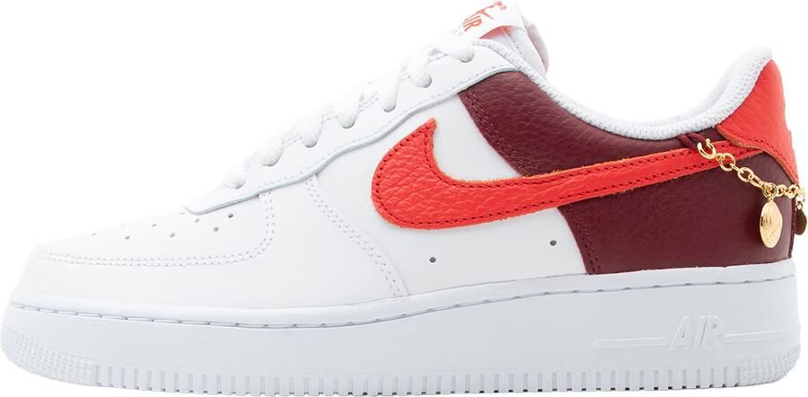 Nike Sportswear Sneakers laag 'Air Force 1 '07' kreeft bordeaux wit