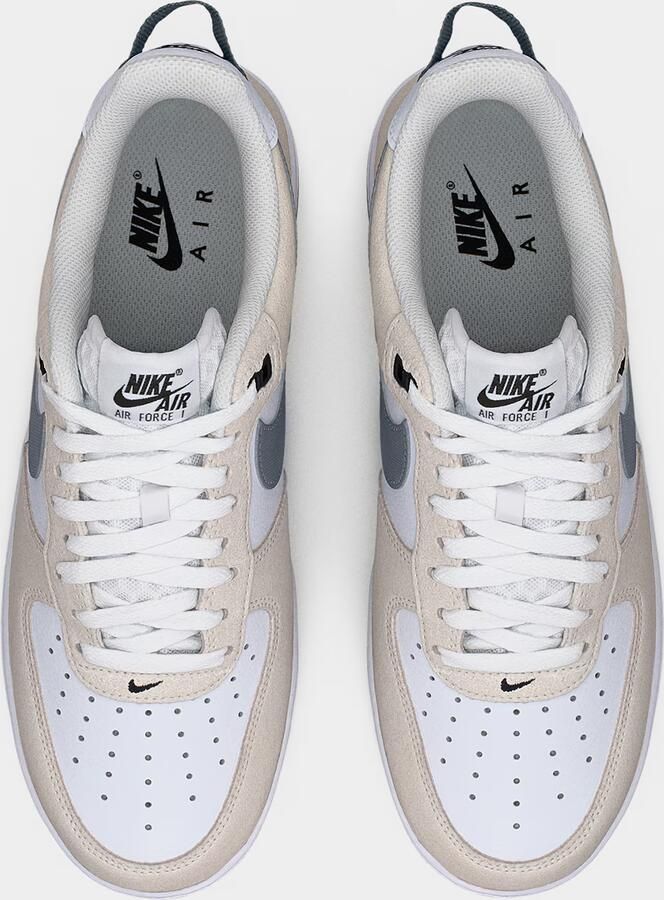 Nike Sportswear Sneakers laag 'AIR FORCE 1 '07 LV8' beige saffier wit - Foto 4