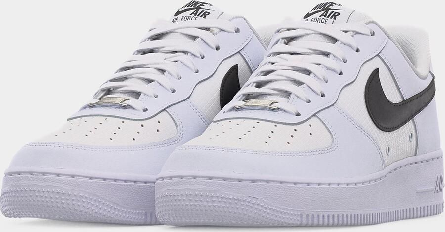 Nike Sportswear Sneakers laag 'Air Force 1 '07 LV8 Tech' zwart wit natuurwit - Foto 6