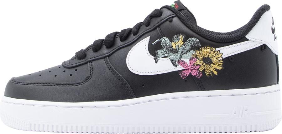 Nike Air Force 1 '07 Premium Limited Edition Zwart Wit Sneakers Dames Doos Zonder Deksel - Foto 3