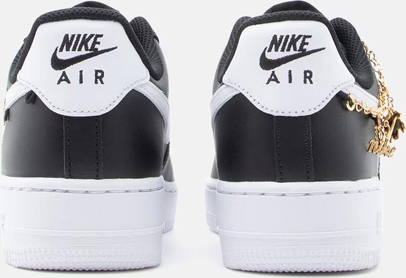 Nike Air Force 1 '07 Premium Limited Edition Zwart Wit Sneakers Dames Doos Zonder Deksel - Foto 4