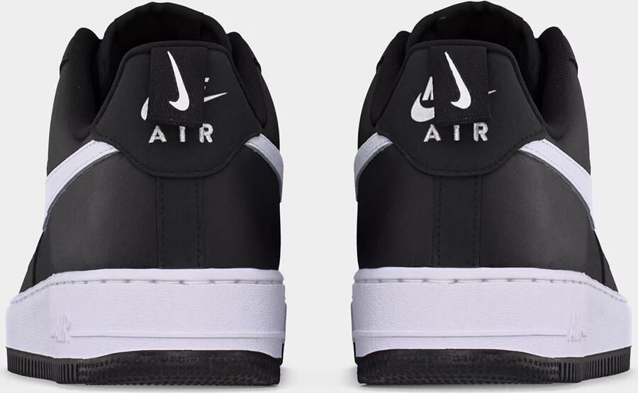 Nike Sportswear Sneakers laag 'AIR FORCE 1 '07 TECH ESS' zwart wit - Foto 4