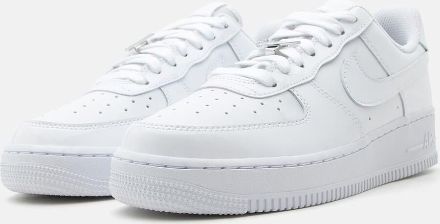 Nike Air Force 1 Low '07 Patent White Sneakers Unisex Wit - Foto 6