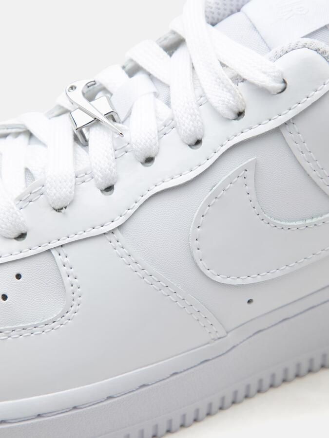 Nike Air Force 1 Low '07 Patent White Sneakers Unisex Wit - Foto 4